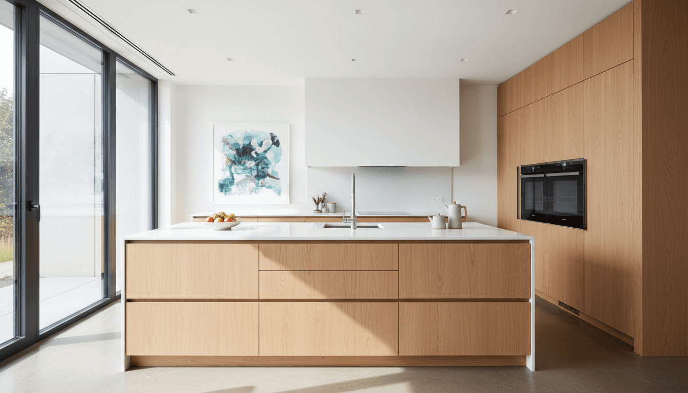 Custom cabinetry in a modern kitchen