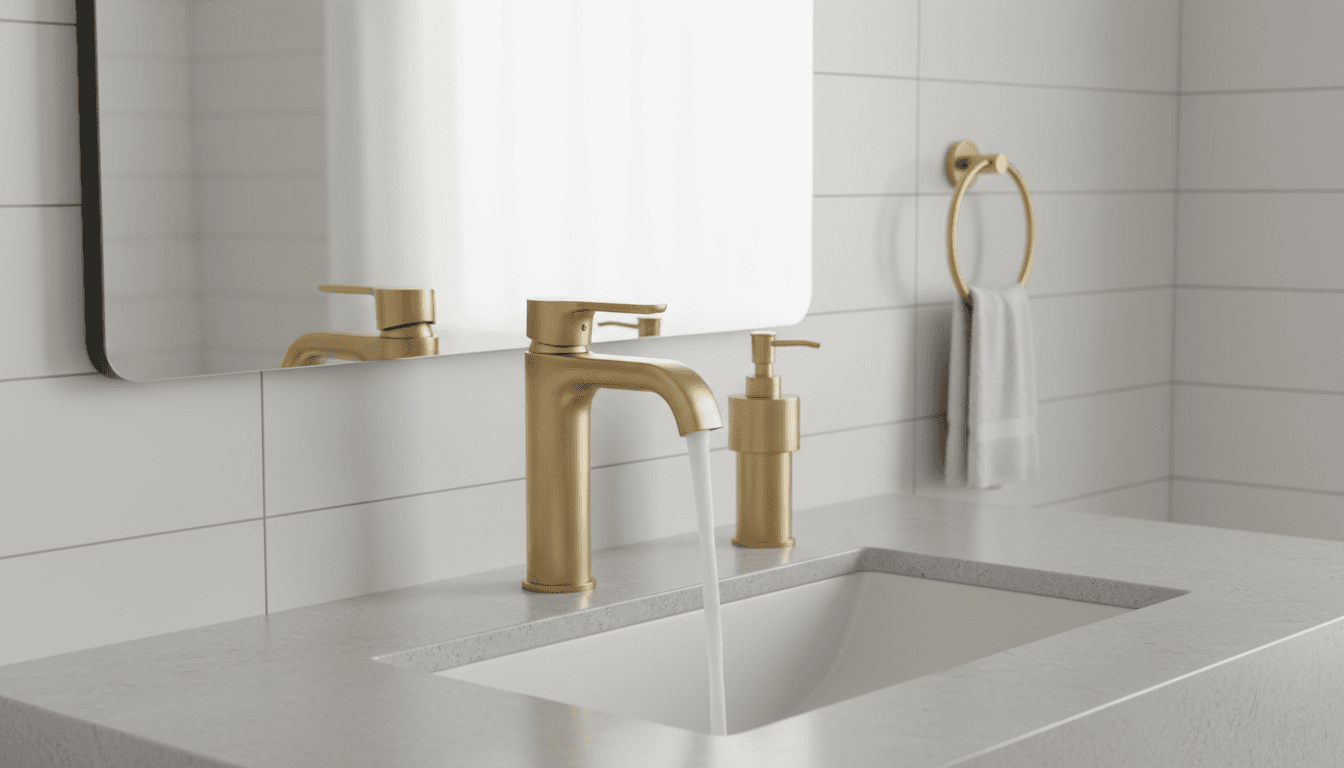 Modern bathroom faucet and fixtures