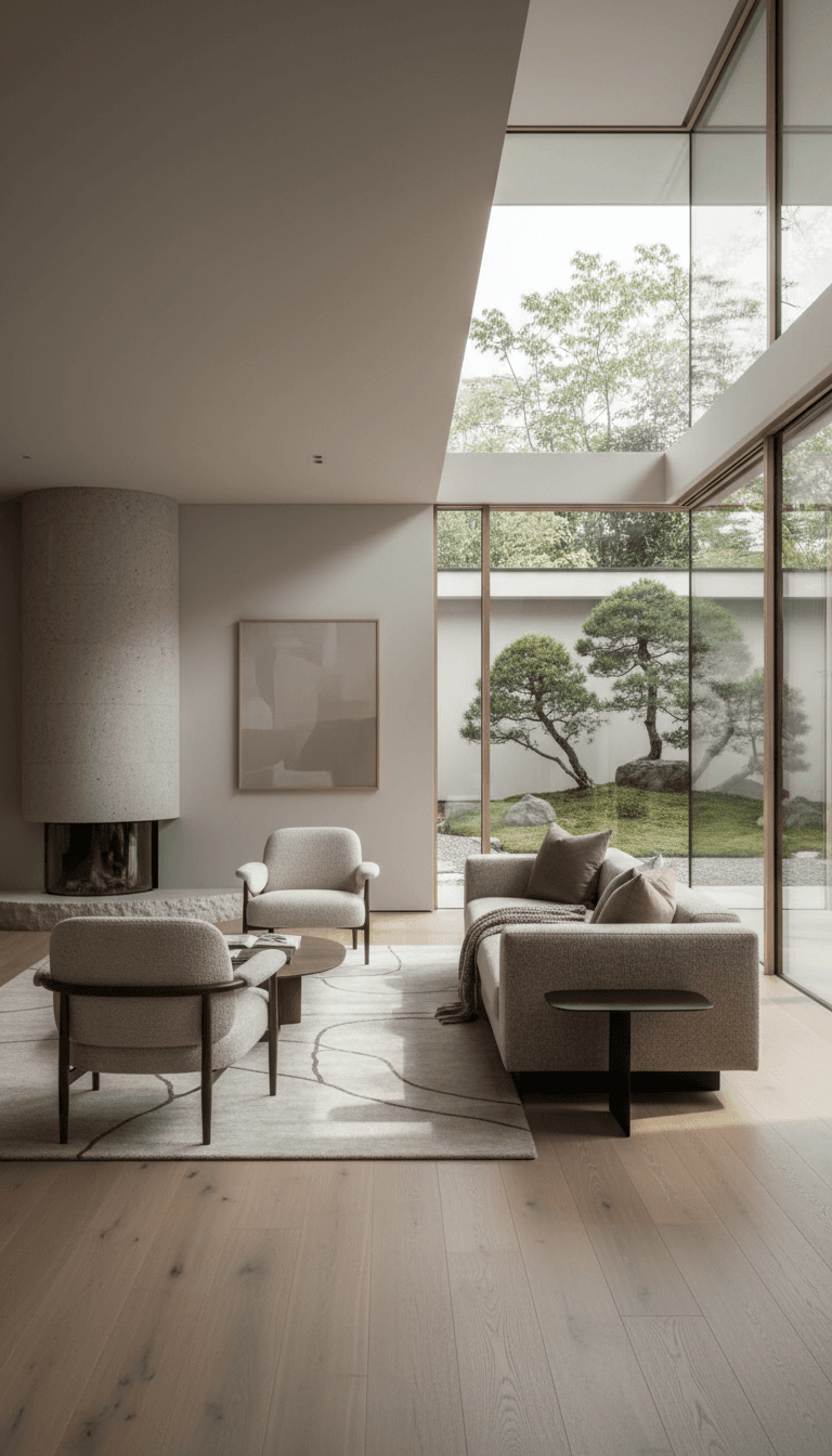 Interior design project showcasing custom millwork and refined architectural details